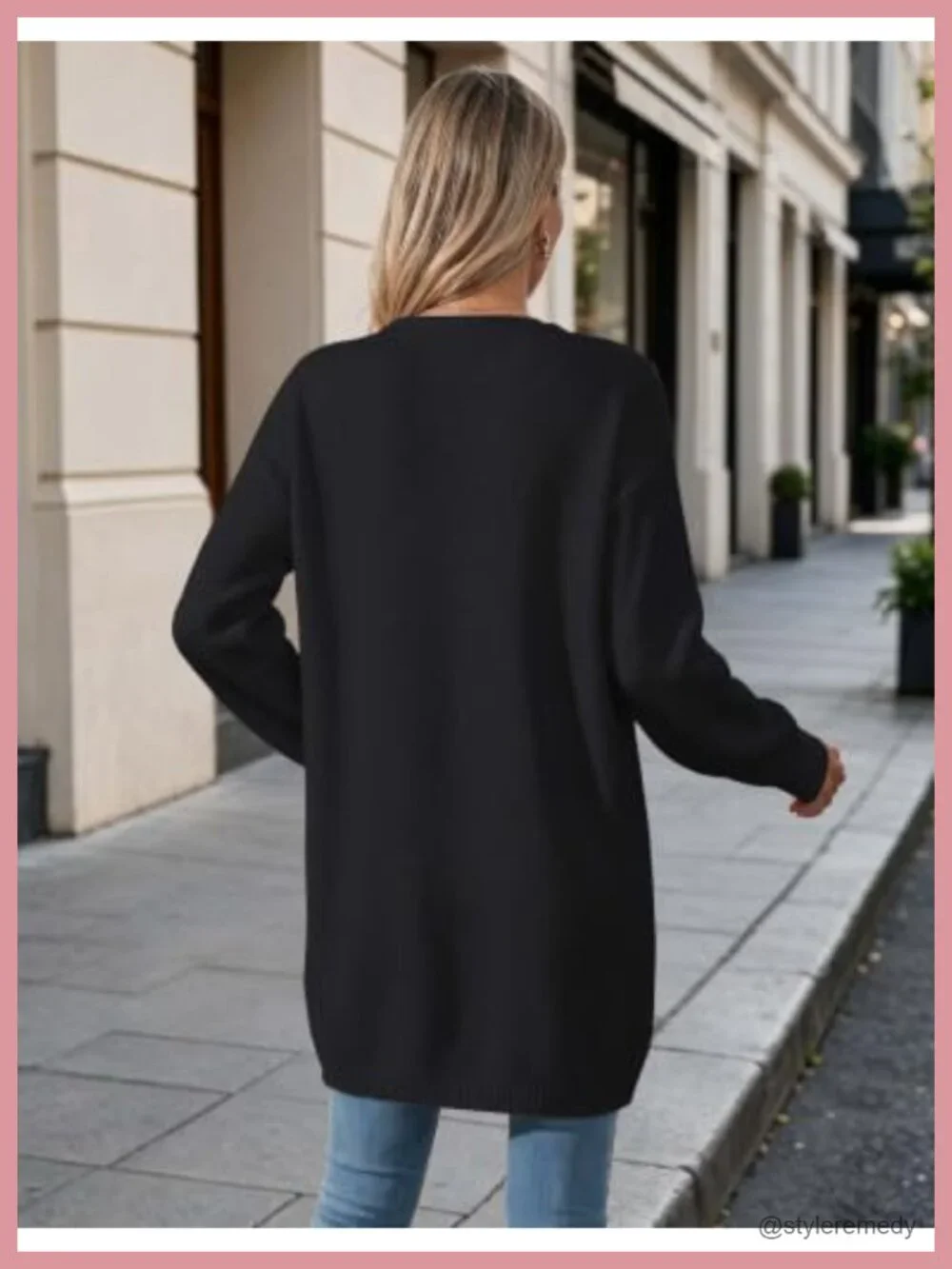 Oversized Chunky Knit Cardigan Women 2026 Open Front Long Sleeve V-Neck Fall